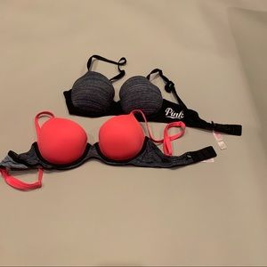 PINK t-shirt bras